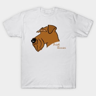 Irish Terrier silhouette T-Shirt